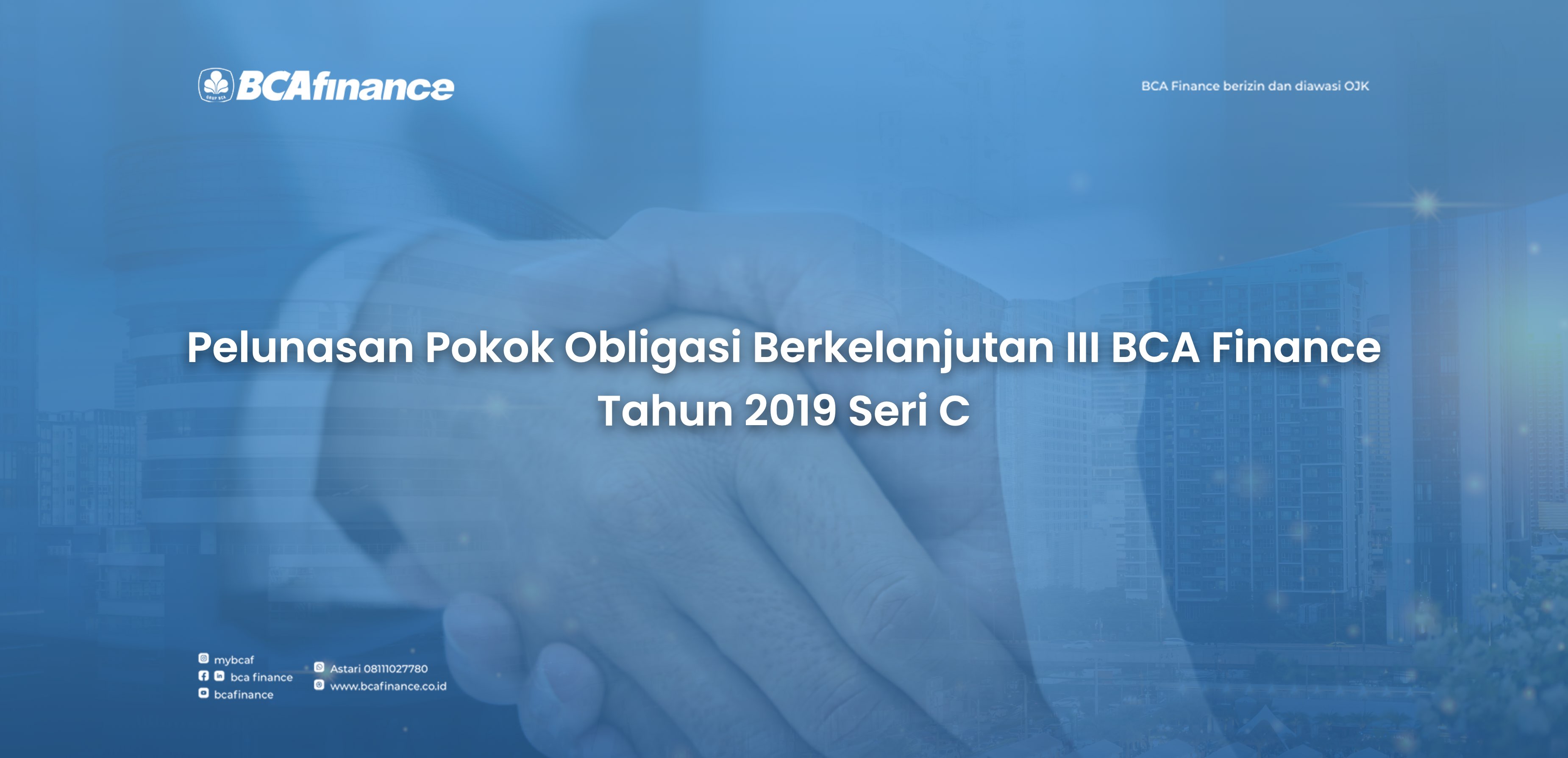 PELUNASAN POKOK OBLIGASI BERKELANJUTAN III BCA FINANCE TAHAP I TAHUN ...